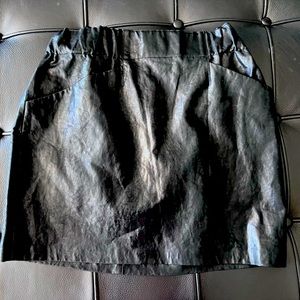 Zara faux leather mini